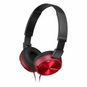 Sony MDR ZX310 Kabling Hovedtelefoner Sort Rød