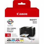 Canon PGI 1500XL /BK Multipack Sort Gul Cyan Magenta 1020 sider Blækbeholder 9182B004