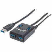 Manhattan USB 3.0 Hub, 4 Ports, AC/Bus