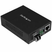 StarTech.com Multimode (MM) LC Fiber Media Converter for  Network - 550m -   - 850nm - SFP Transceiver (MCM1110MMLC) Fibermedieomformer Ethernet Fast Ethernet Gigabit Ethernet