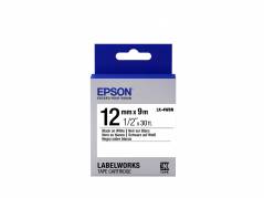 Epson LabelWorks LK-4WBN Mærkattape  (1,2 cm x 9 m) 1kassette(r) C53S654021