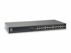 LevelOne GEP-2681 Switch 26-porte Gigabit  PoE+