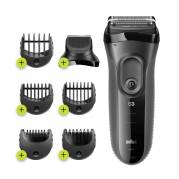 BRAUN Grå Shaver Shave&Style 3000BT 3-in-1