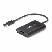 StarTech.com Adapter 9 pin USB Type A han (input) -> 20 pin DisplayPort hun (output) 20 cm Sort