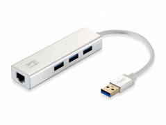 LevelOne USB-0503 - hub - 3 porte