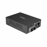 StarTech.com Multimode SC Fiber  Media Converter - 1000BASE-SX  Fiber Optic to Copper Bridge -  Network - 550m Fibermedieomformer Ethernet Fast Ethernet