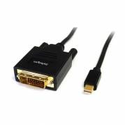 StarTech.com Mini DisplayPort han -> DVI-D han 1.8 m Sort