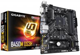 Gigabyte B450M DS3H - 1.0 - bundkort -