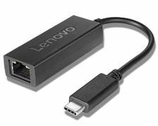 Lenovo Netværksadapter USB-C 1Gbps Kabling