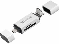 Sandberg kortlÃ¦ser - micro USB / USB /