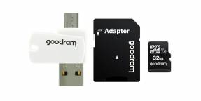 *Goodram microSDHC 32GB CL10 + ADAP + CZYTNIK