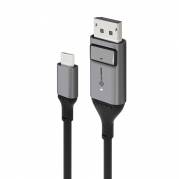 ALOGIC Ultra 24 pin USB-C han -> 20 pin DisplayPort han 2 m Space grey