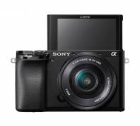 Sony a6100 ILCE-6100L 24.2Megapixel Sort Sort Digitalkamera