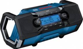 Bosch GPB 18V-2 SC Professional DAB-radio på jobstedet Sort Blå