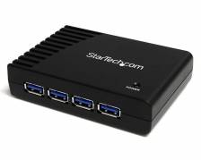 StarTech.com 4-Port USB 3.0 SuperSpeed Hub Power Adapter - Portable Multiport USB-A Dock IT Pro - USB Port Expansion Hub for PC/Mac (ST4300USB3) Hub 4 porte USB