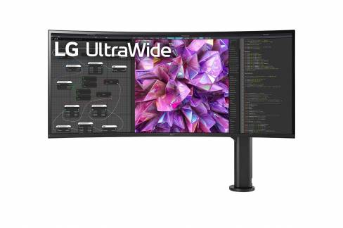 LG 38WQ88C-W 37.5 3840 x 1600 (UltraWide) HDMI DisplayPort USB-C 75Hz Forlæng Træk tilbage  Dockingskærm