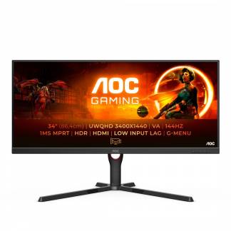 AOC Gaming U34G3XM 34 3440 x 1440 (UltraWide) HDMI DisplayPort 144Hz