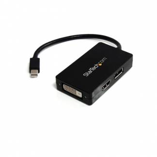 StarTech.com Videoadapter DisplayPort / HDMI / DVI 15cm Sort