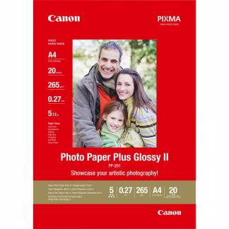 Canon   Glossy II PP-201 Fotopapir A4 (210 x 297 mm) 20ark 2311B019