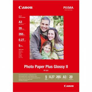 Canon   Glossy II PP-201 Fotopapir A3 (297 x 420 mm) 20ark 2311B020