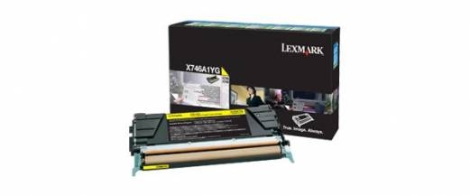 Lexmark Gul 7000 sider Toner X746A1YG