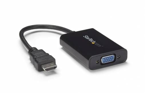 StarTech.com Videointerfaceomformer HDMI / VGA / audio 25cm Sort