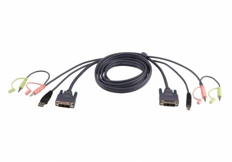 ATEN 2L-7D02UD - video / USB / lydkabel