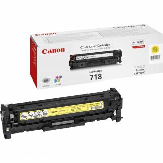 Canon 718 Yellow Gul 2900 sider Toner 2659B002