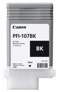 Canon PFI 107 BK Foto-sort Blækbeholder 6705B001