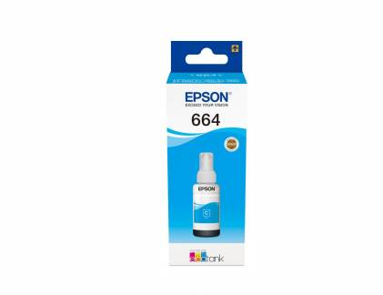 Epson T6642 Cyan Blækrefill C13T664240