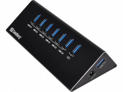 Sandberg USB 3.0 Hub 7 ports Hub 7 porte USB