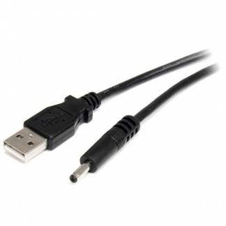 StarTech.com Stik DC jack 3,4 mm (male) - 4 pin USB Type A (kun strøm) (male) Sort 2m USB / strøm kabel