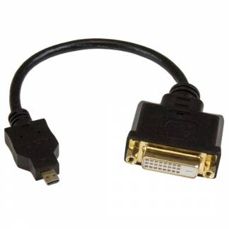 StarTech.com Videoadapter HDMI / DVI 20.3cm Sort