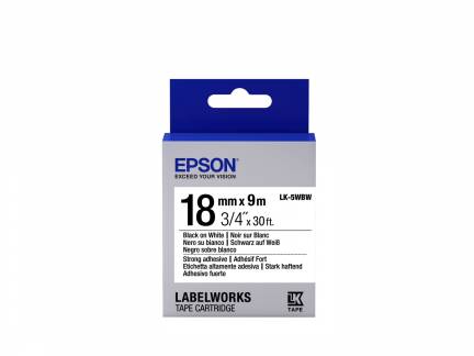 Epson LabelWorks LK-5WBW - mÃ¦rkattape