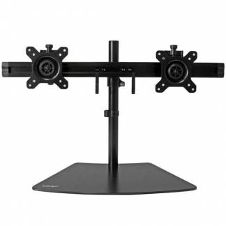 StarTech.com Dual Monitor Mount - Supports Monitors 12 to 24 - Adjustable - VESA Monitor Stand for Desk - Low Profile Base - Horizontal - Black (ARMBARDUO) Stativ LCD display 24