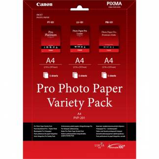 Canon Pro Variety Pack PVP-201 Foto papir sæt A4 (210 x 297 mm) 15ark