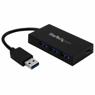 StarTech.com 4 Port USB 3.0 Hub - USB-A to USB-C & 3x USB-A SuperSpeed 5Gbps - Self or USB Bus Powered - USB 3.1 Gen 1 BC 1.2 Charging Hub Hub 4 porte USB