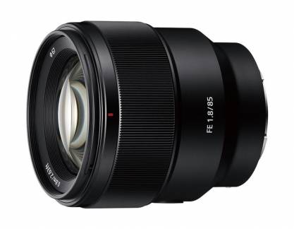 Sony SEL85F18 Telefoto objektiv Sort