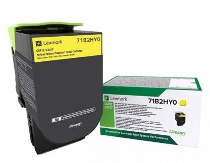 Lexmark X417 Gul 3500 sider Toner 71B2HY0