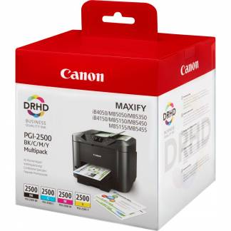 Canon PGI 2500 BK/ Multipack Sort Gul Cyan Magenta Blækbeholder 9290B004