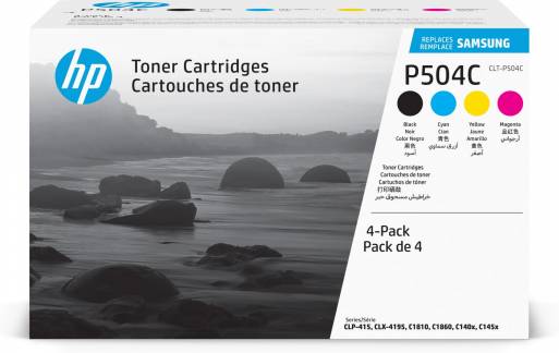 Samsung CLT-P504C Sort Gul Cyan Magenta Toner SU400A