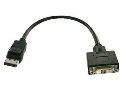 Fujitsu DisplayPort han -> DVI-D hun