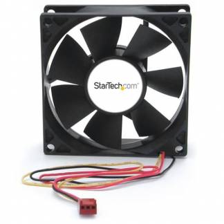 StarTech.com 80x25mm Dual Ball Bearing Computer Case Fan w/ TX3 Connector (FANBOX2) Ventilationspakke for system 1-pack 80 mm