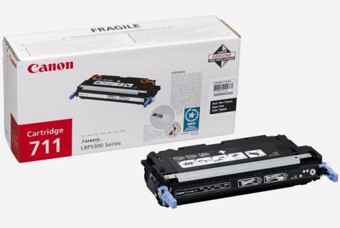 Canon Cartridge 711 BK Sort 6000 sider Toner 1660B002