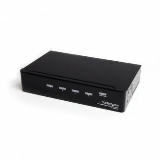 StarTech.com HDMI Splitter 1 In 4 Out - 1080p - 4 Port -Mounting Brackets - 1.3 Audio - HDMI Multi Port - HDMI Audio Splitter (ST124HDMI2) Videosplitter HDMI