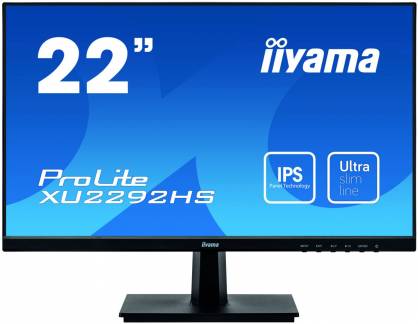 iiyama ProLite XU2292HS-B1 22 1920 x 1080 (Full HD) VGA (HD-15) HDMI DisplayPort 75Hz