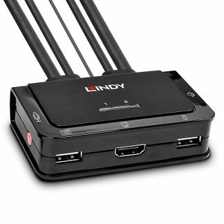 Lindy Compact 2 Port KVM Switch - KV