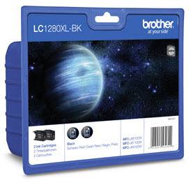 Brother LC1280XL Twin-Pack - 2 pakker