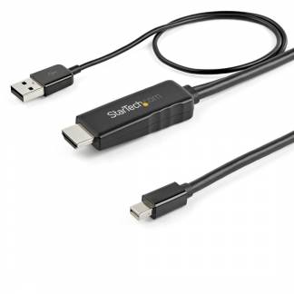 StarTech.com Video/audiokabel DisplayPort / HDMI 1m Sort