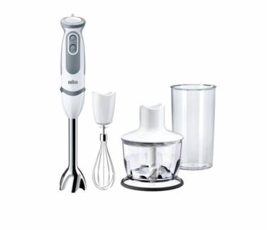 Braun Multiquick 5 Vario MQ 5235 WH Stavblender Turbofunktion Hvid/grå